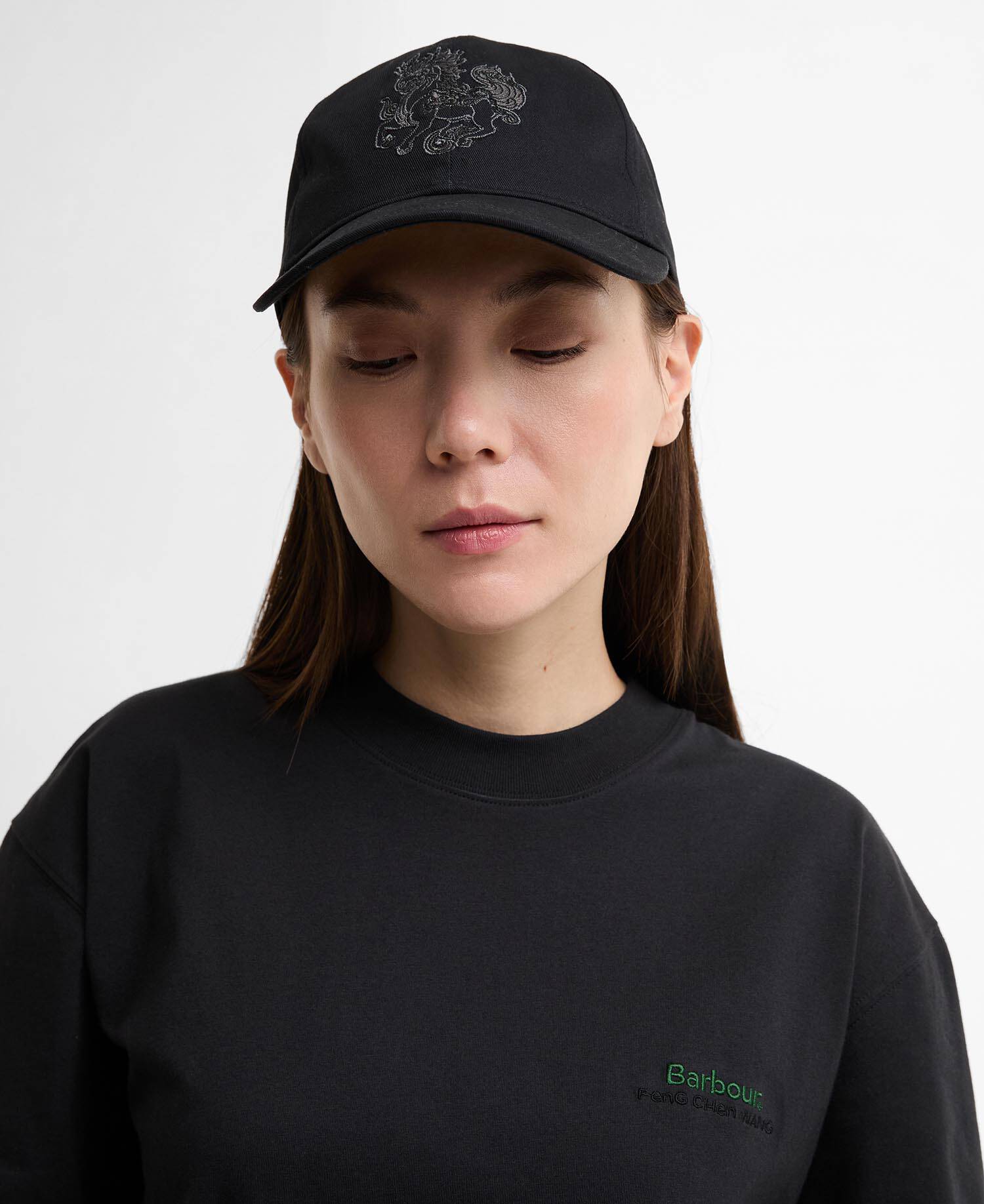 Barbour x Feng Chen Wang Sports Cap Black image number 2