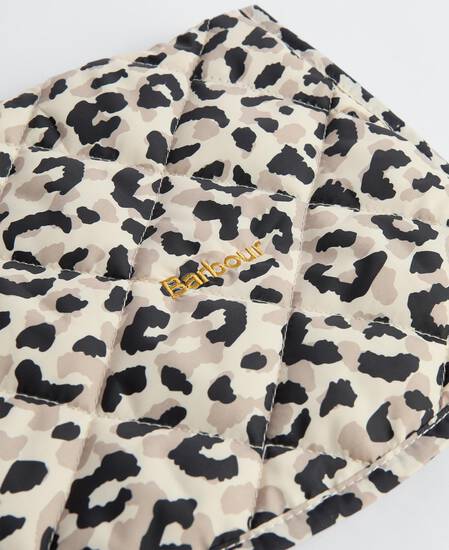 Harley Quilted Dog Coat Jasmine Leopard