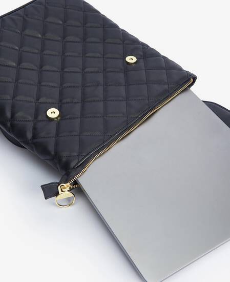 Quilted Hoxton Backpack Classic Black
