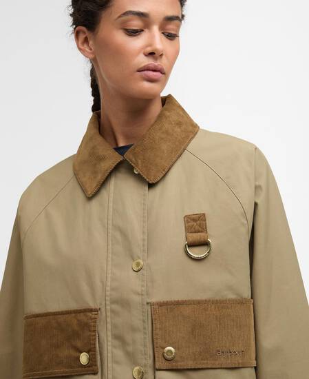Phoebe Casual Jacket Military Brown