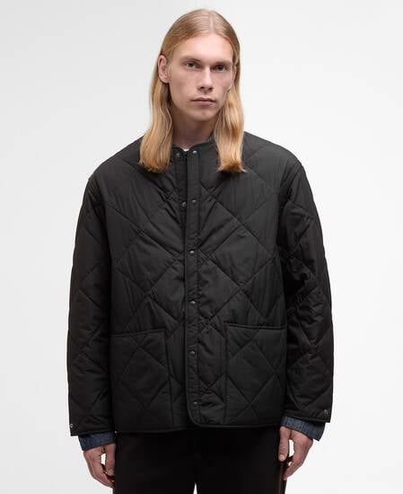 Barbour x Kaptain Sunshine Quilted Liner Black