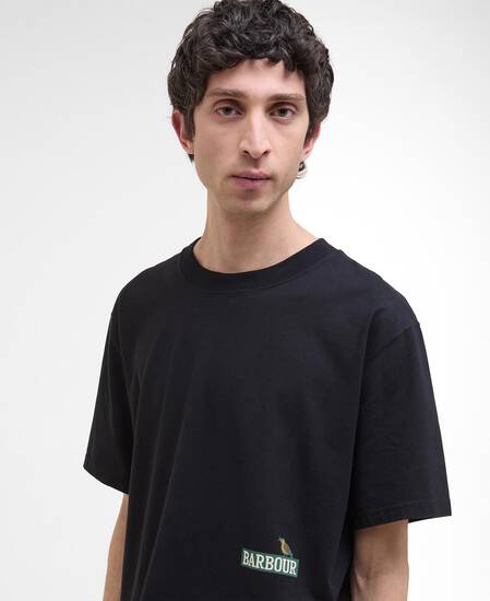 T-Shirt Campbell Oversized Graphic Black