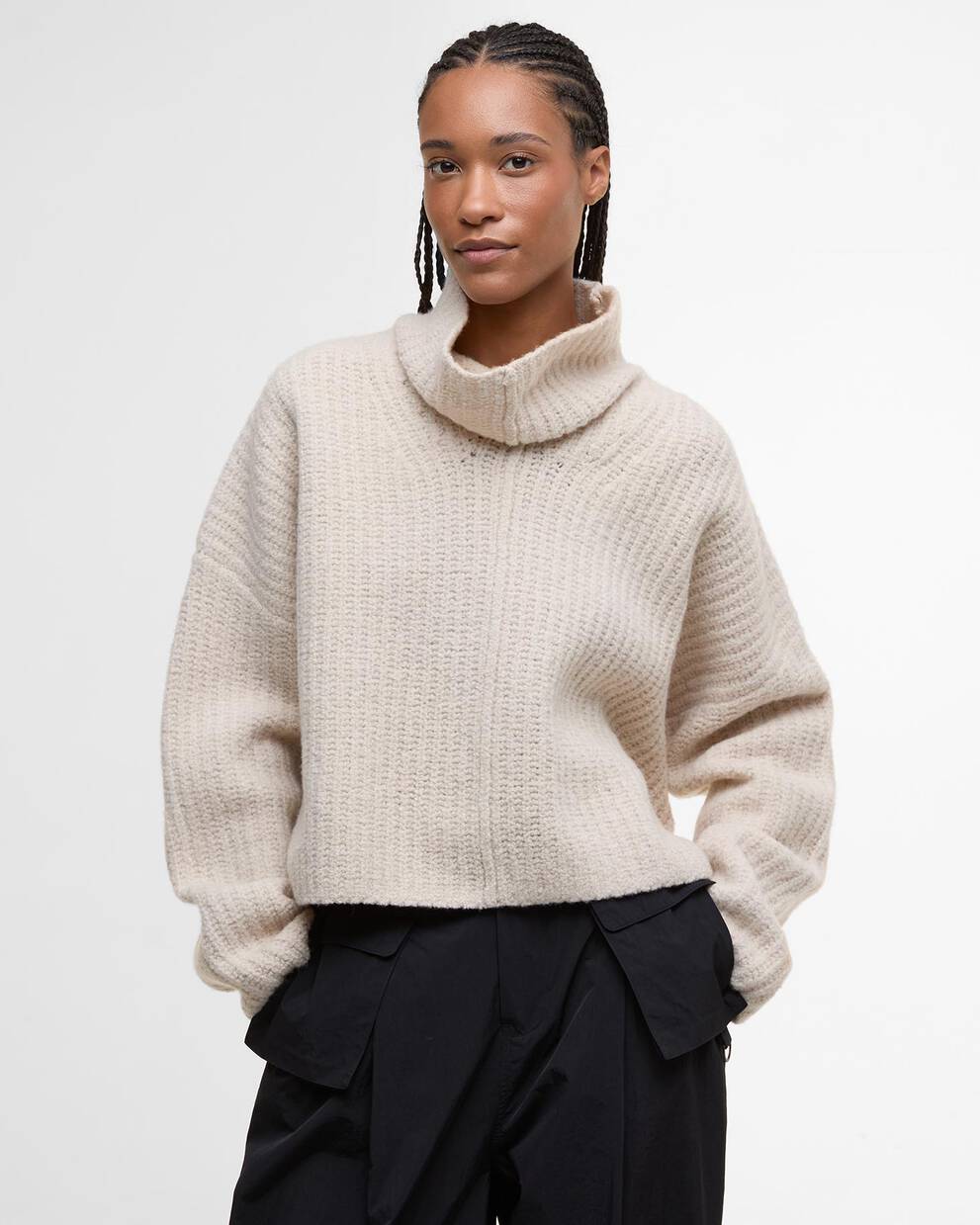 Imelda Funnel-Neck Jumper