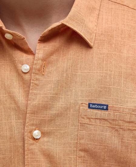 Pigment Dye Slub Short-Sleeved Shirt Sunset Haze