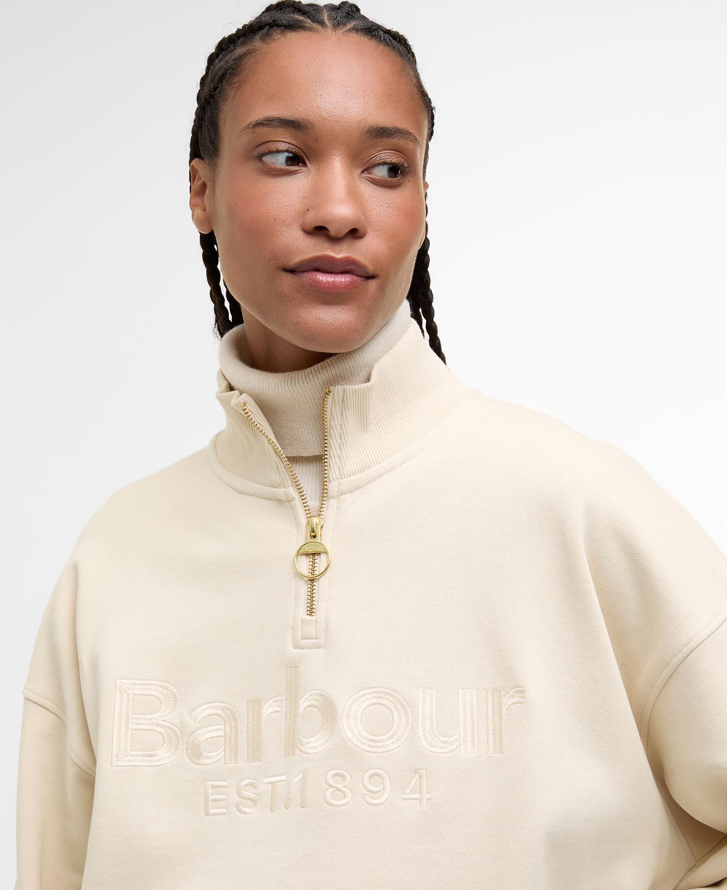 Pullover Sara Half-Zip Oat
