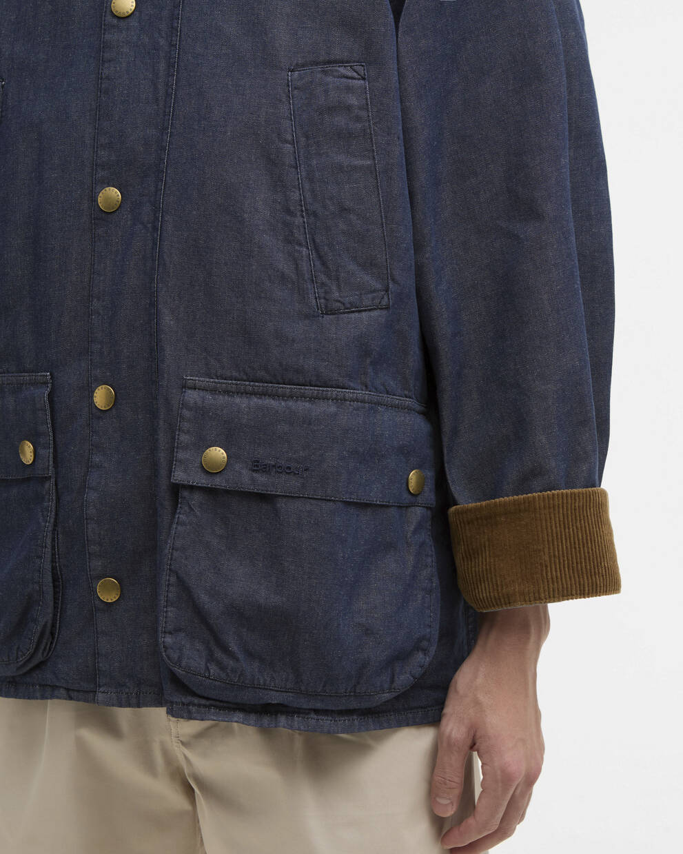 Oversized Bedale Denim Casual Jacket