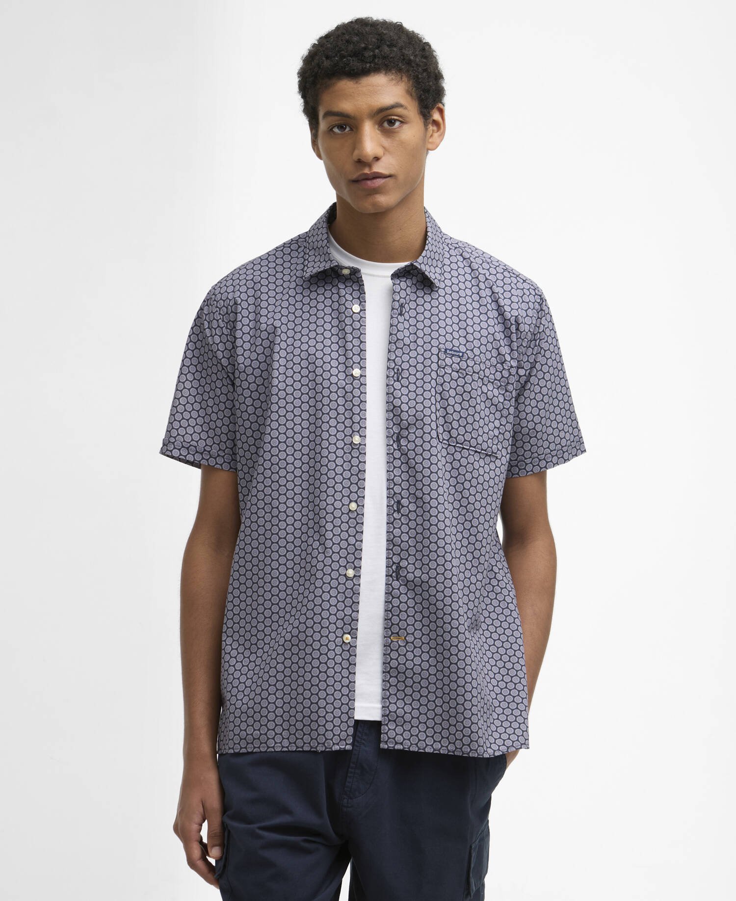 Appledore Printed Regular Short-Sleeved Shirt image number 0