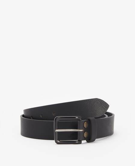Double Rivet Belt Classic Black