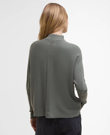 Lola Half-Zip Jumper Dusky Khaki