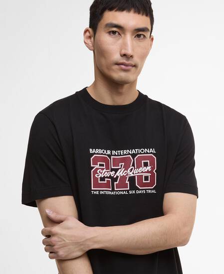 T-shirt con stampa Vasey Black