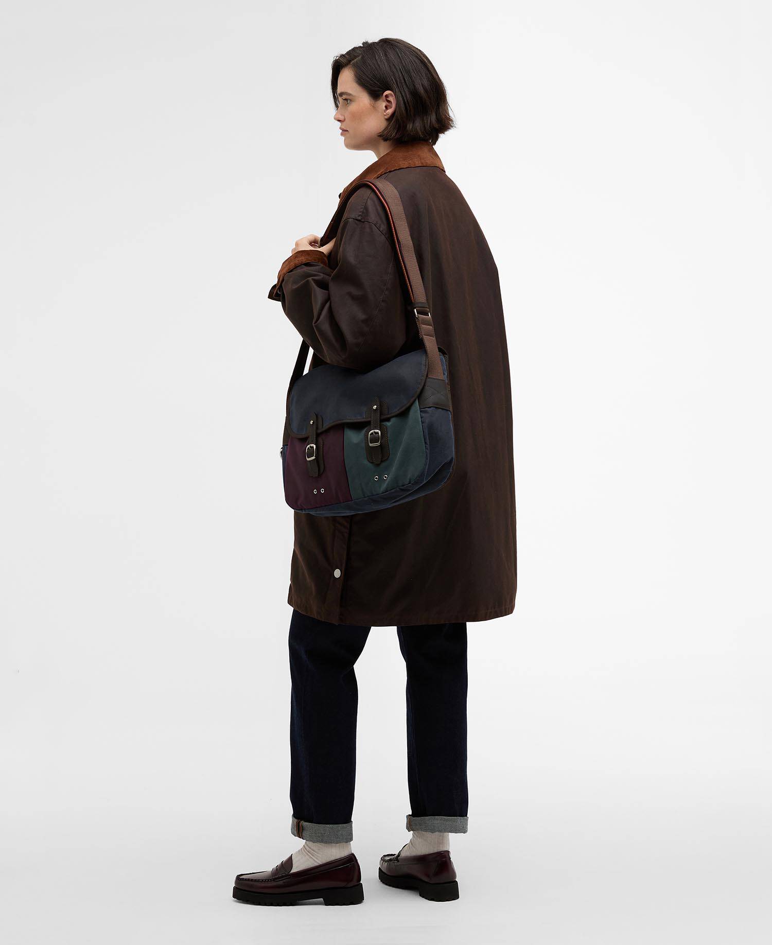 Paul Smith loves Barbour Umhängetasche Wax Tarras image number 6