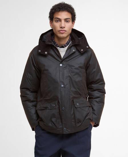Modern Beaufort Waxed Jacket Dark Brown/Midnight Oak