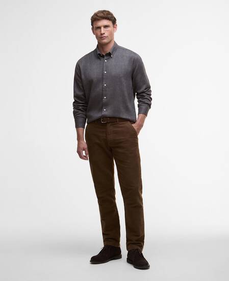 Camicia Tamish a maniche lunghe con vestibilità regular Grey Marl Camicia Tamish a maniche lunghe con vestibilità regular Grey Marl