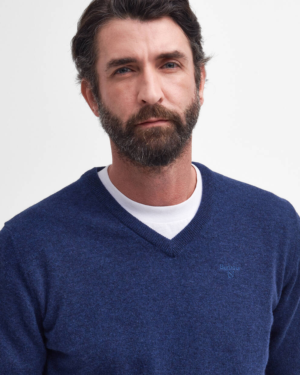 Felpa con scollo a V Essential