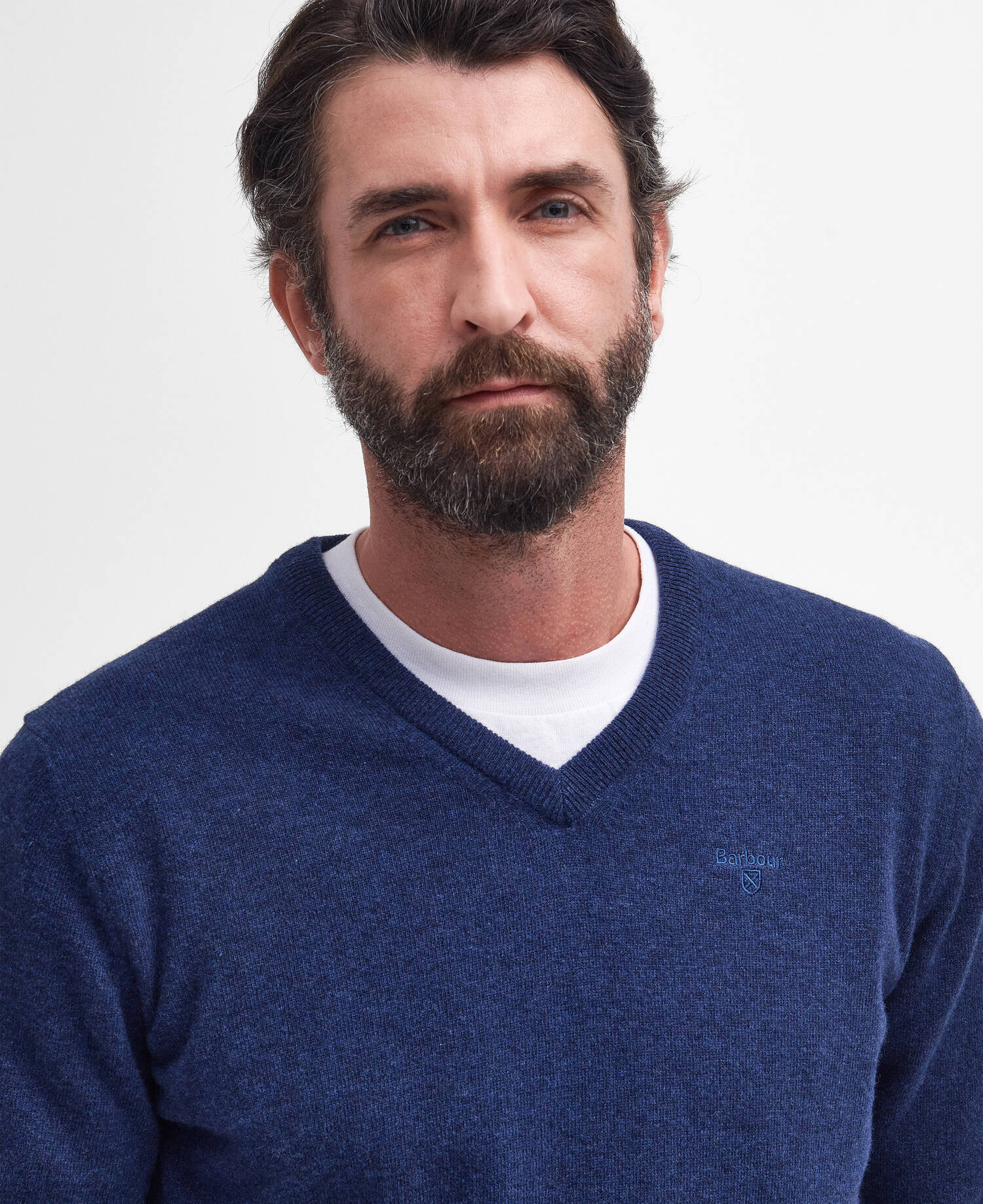 Essential Pullover Wolle V Neck image number 3