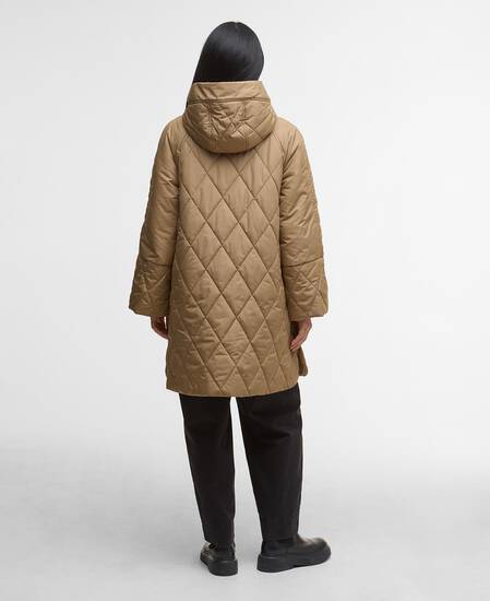 Giacca trapuntata Elspeth Military Brown/Ancient Tartan Giacca trapuntata Elspeth Military Brown/Ancient Tartan