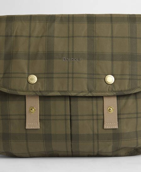 Tasche Transport Riever Crossbody Dusky Green Tartan