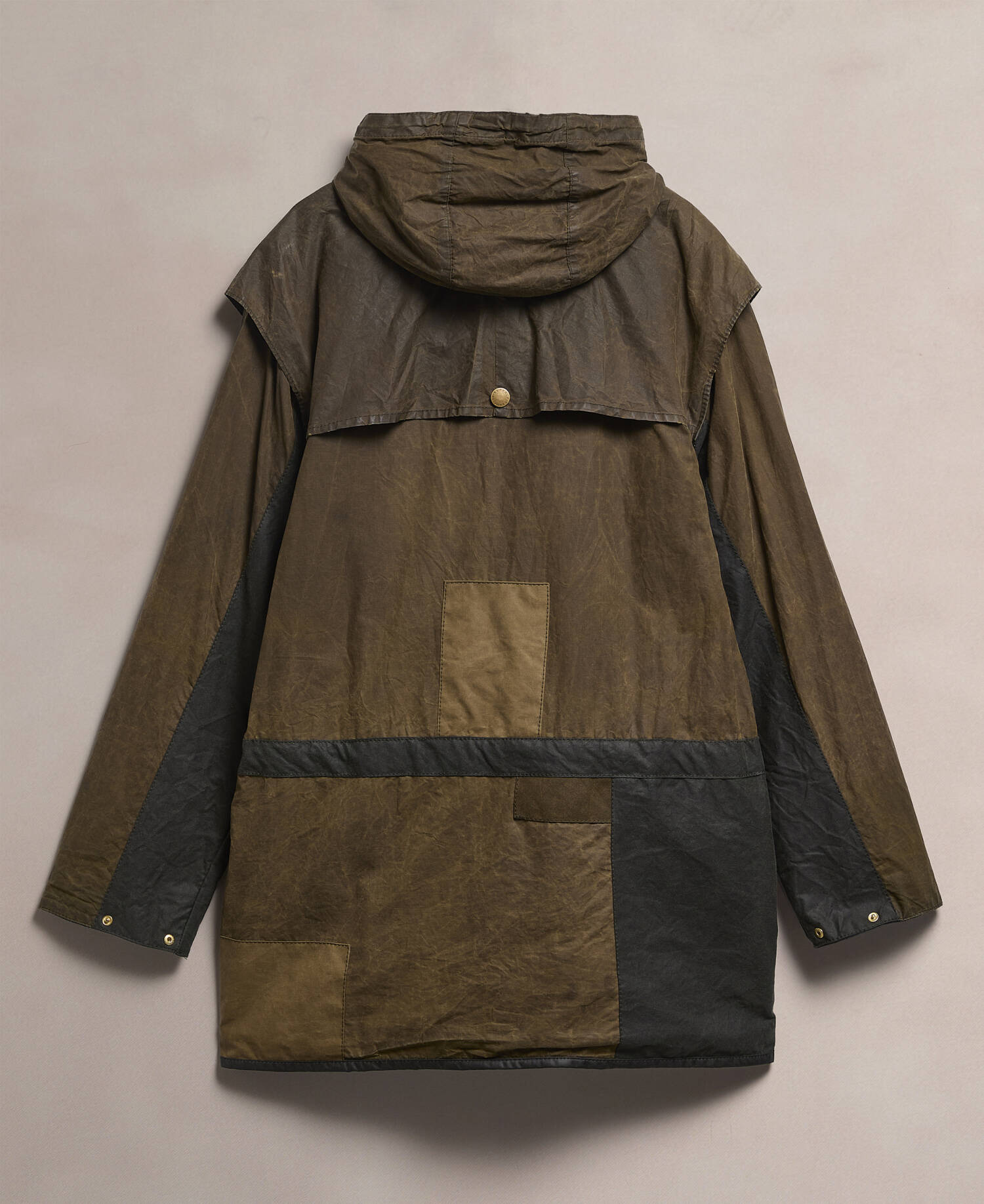 Barbour Re-Loved Men's Durham Waxed Jacket image number 2