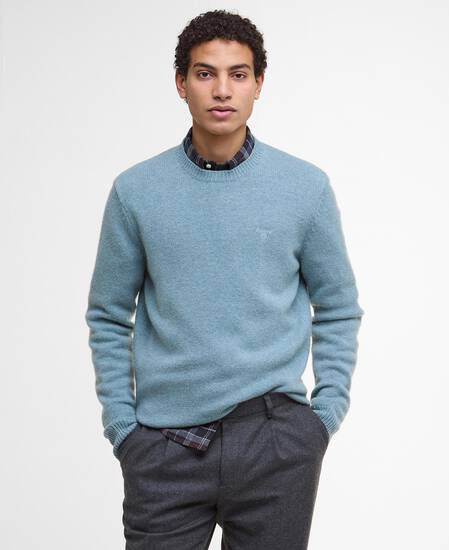 Covent Crew Neck Jumper Bluestone