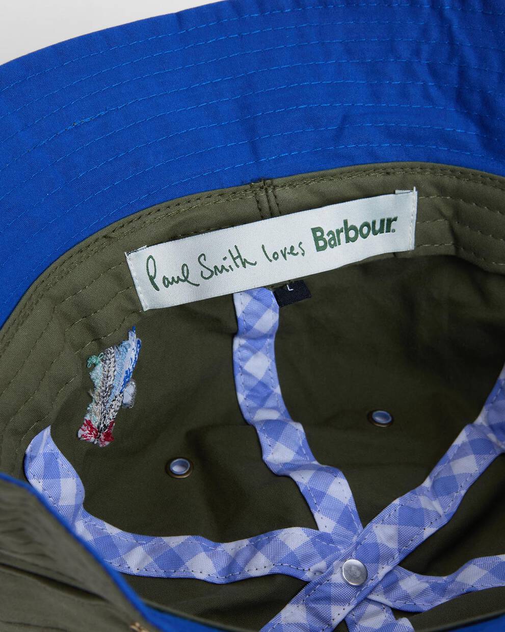 Paul Smith Loves Barbour Domed Bucket Hat