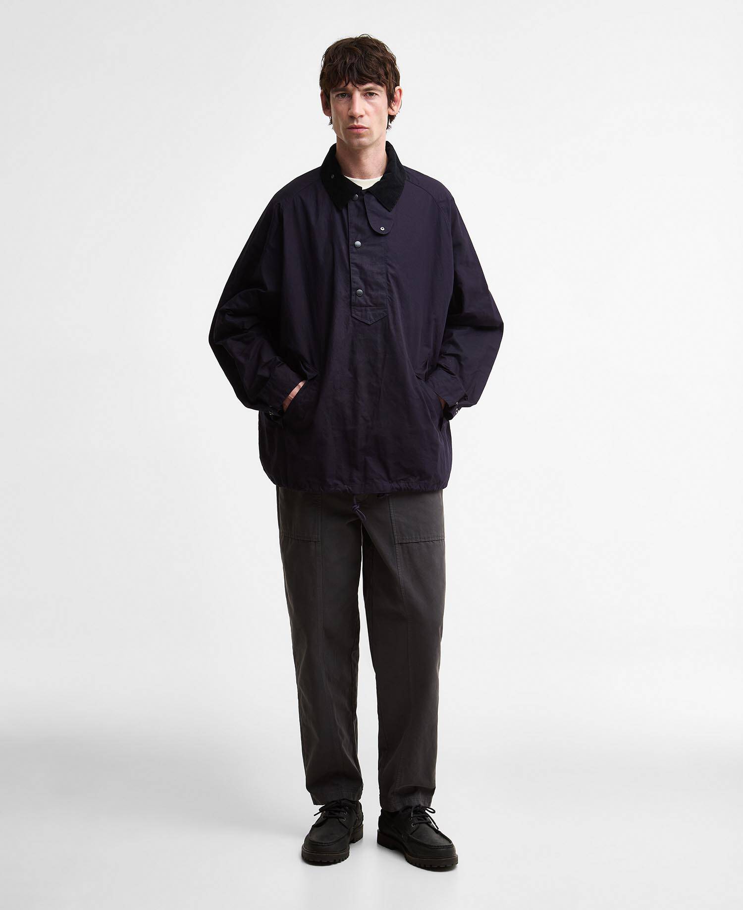 Barbour x Kaptain Sunshine Freizeitjacke Transport Smock Dark Indigo image number 1