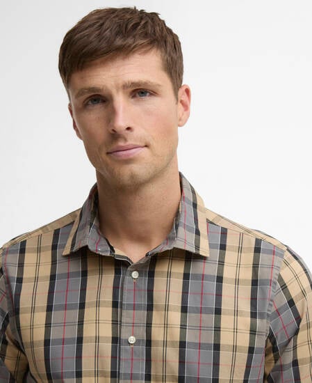 Hemd Kenton Long-Sleeved Tailored Dress Tartan