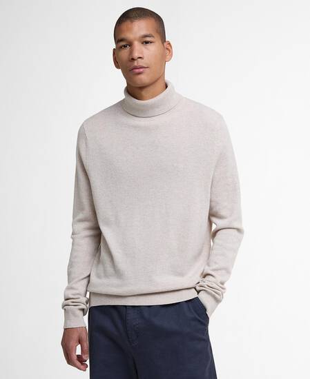 Hector Rollneck Jumper Mist Marl