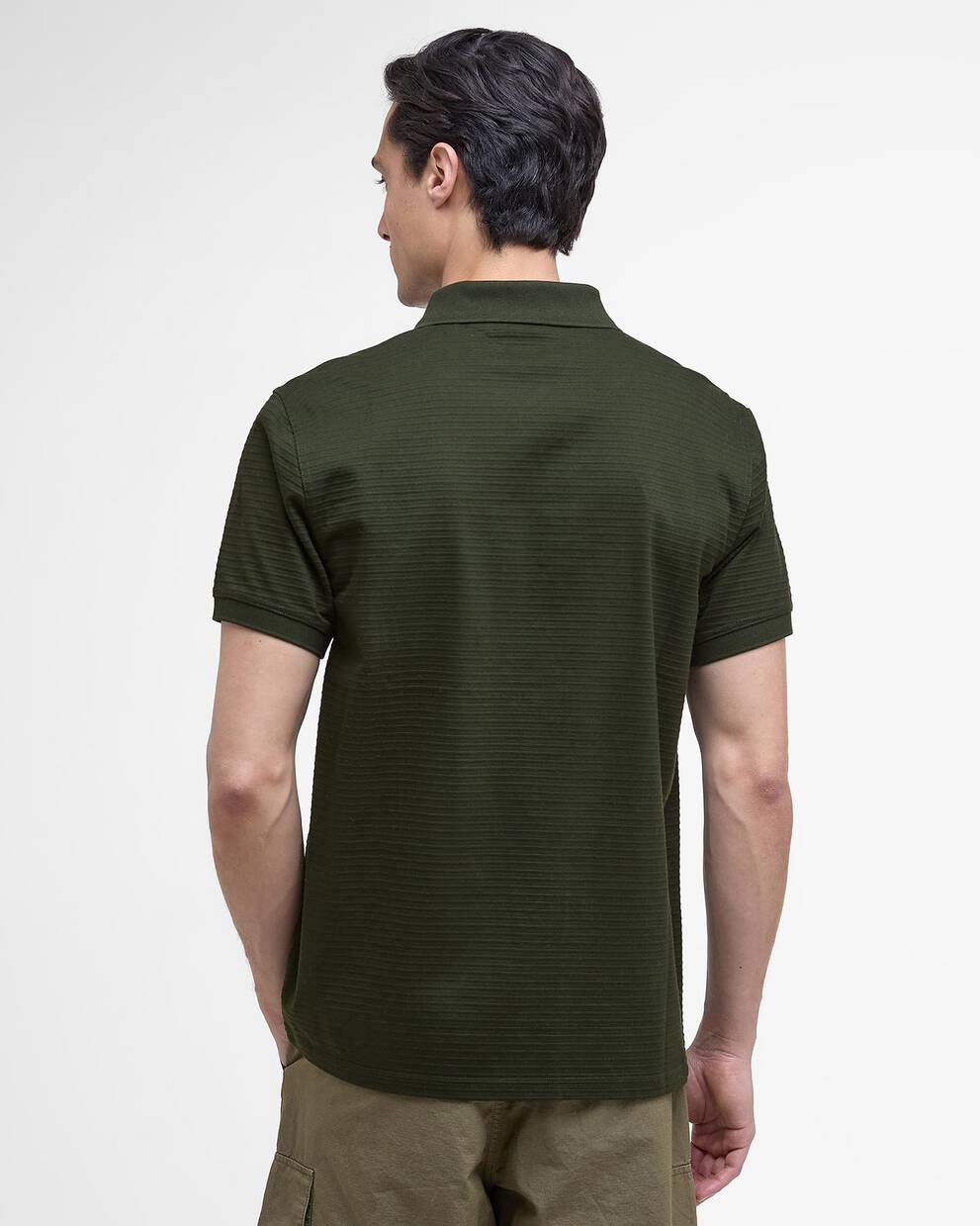 Alfred Jacquard Striped Polo Shirt