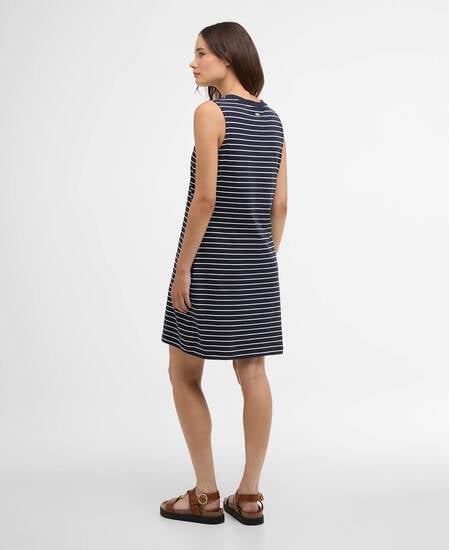 Hartland Striped Mini Dress Navy/Cloud Stripe