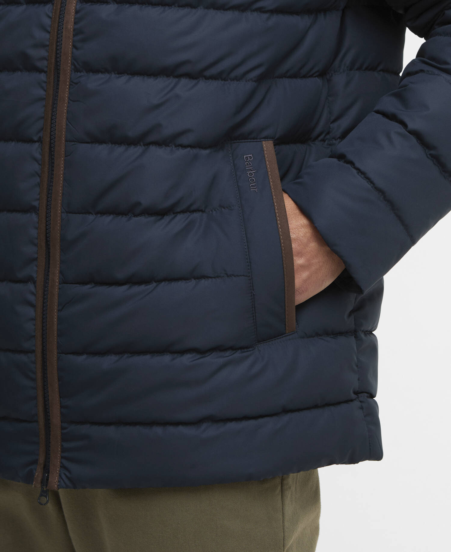 Broughton Quilted Jacket Navy image number 4