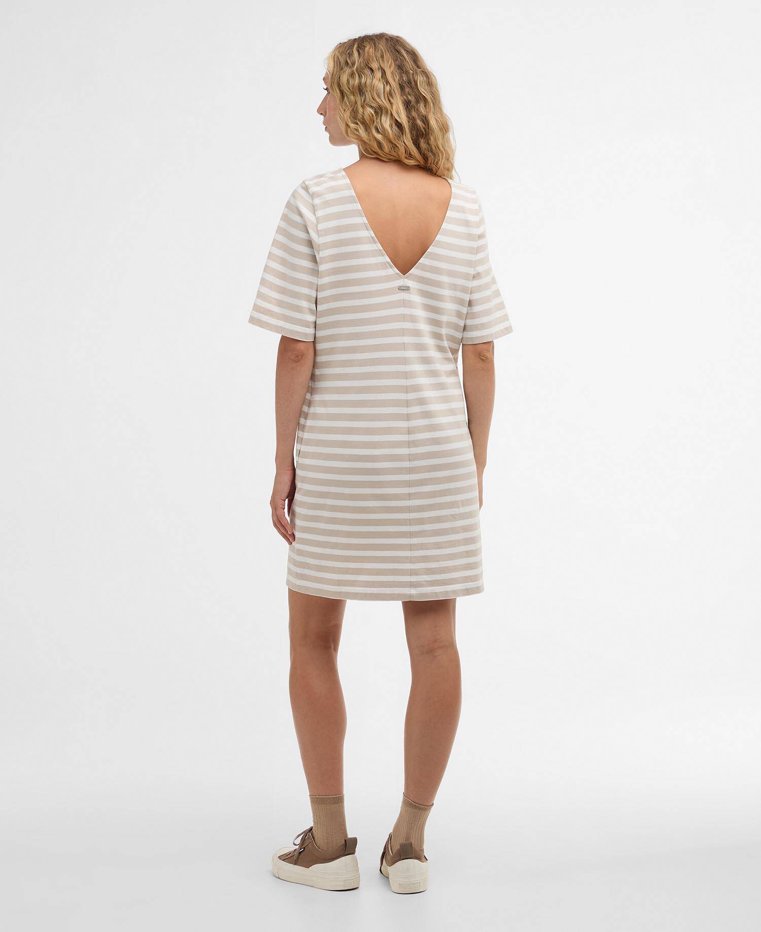 Lucinda Striped Mini Dress Mist Stripe image number 2