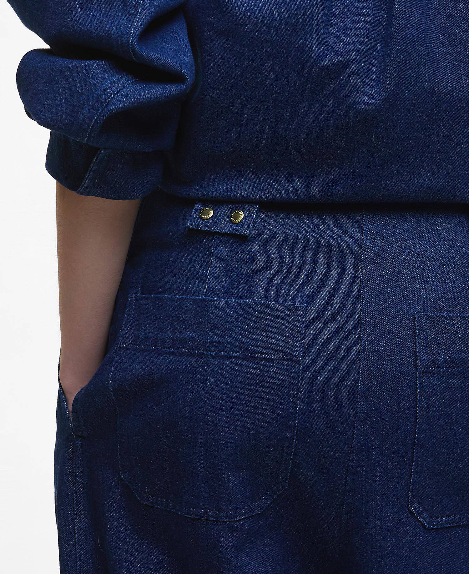 Arla Denim Wide-Leg Trousers image number 4