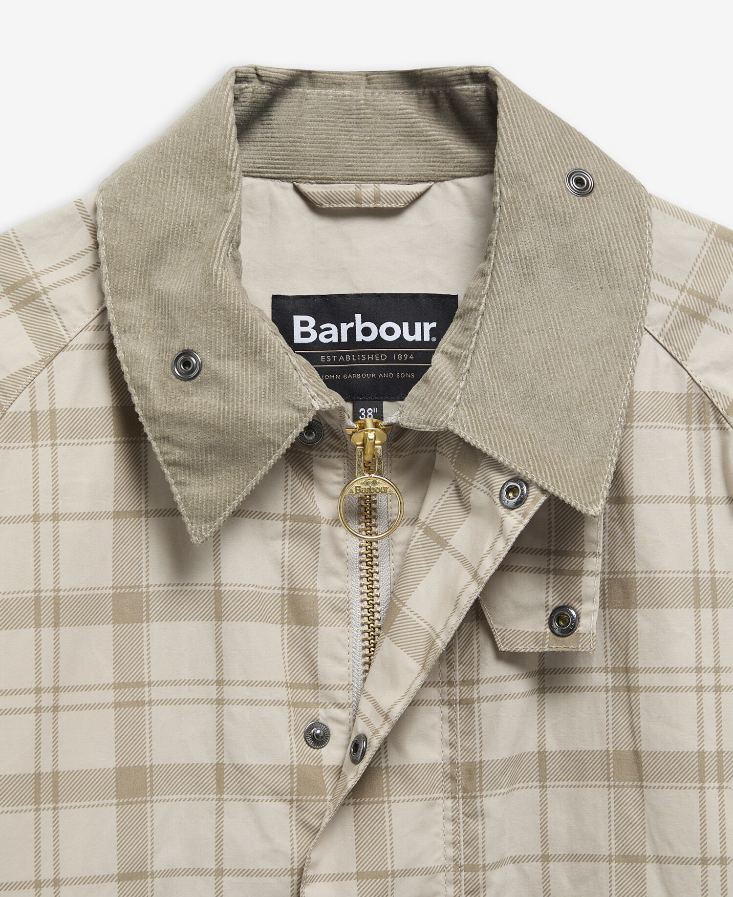 Transport Tartan Casual Jacket Mist Tartan Print