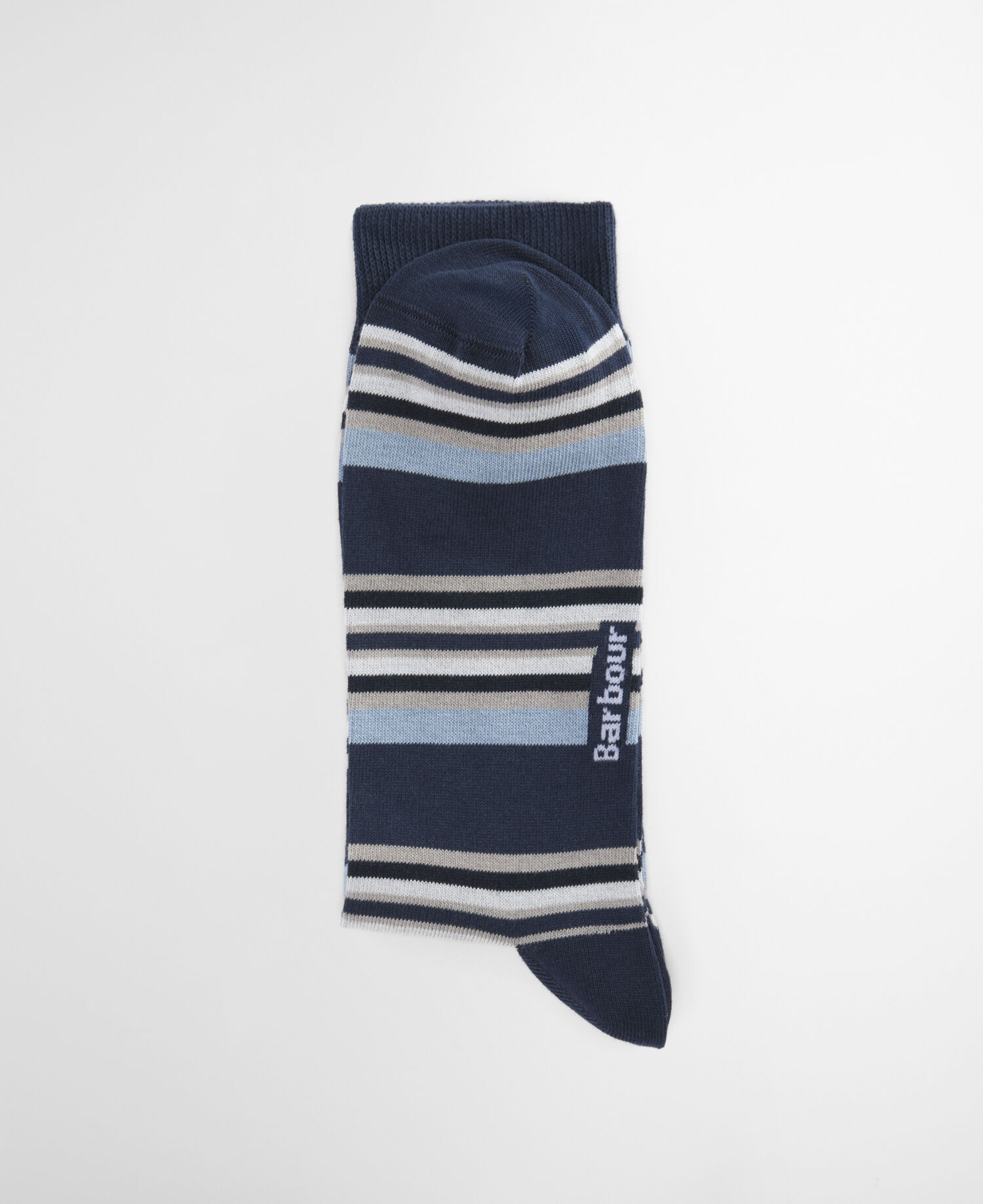 Summer Stripe 2 Pack Socks Pink/Navy Stripe
