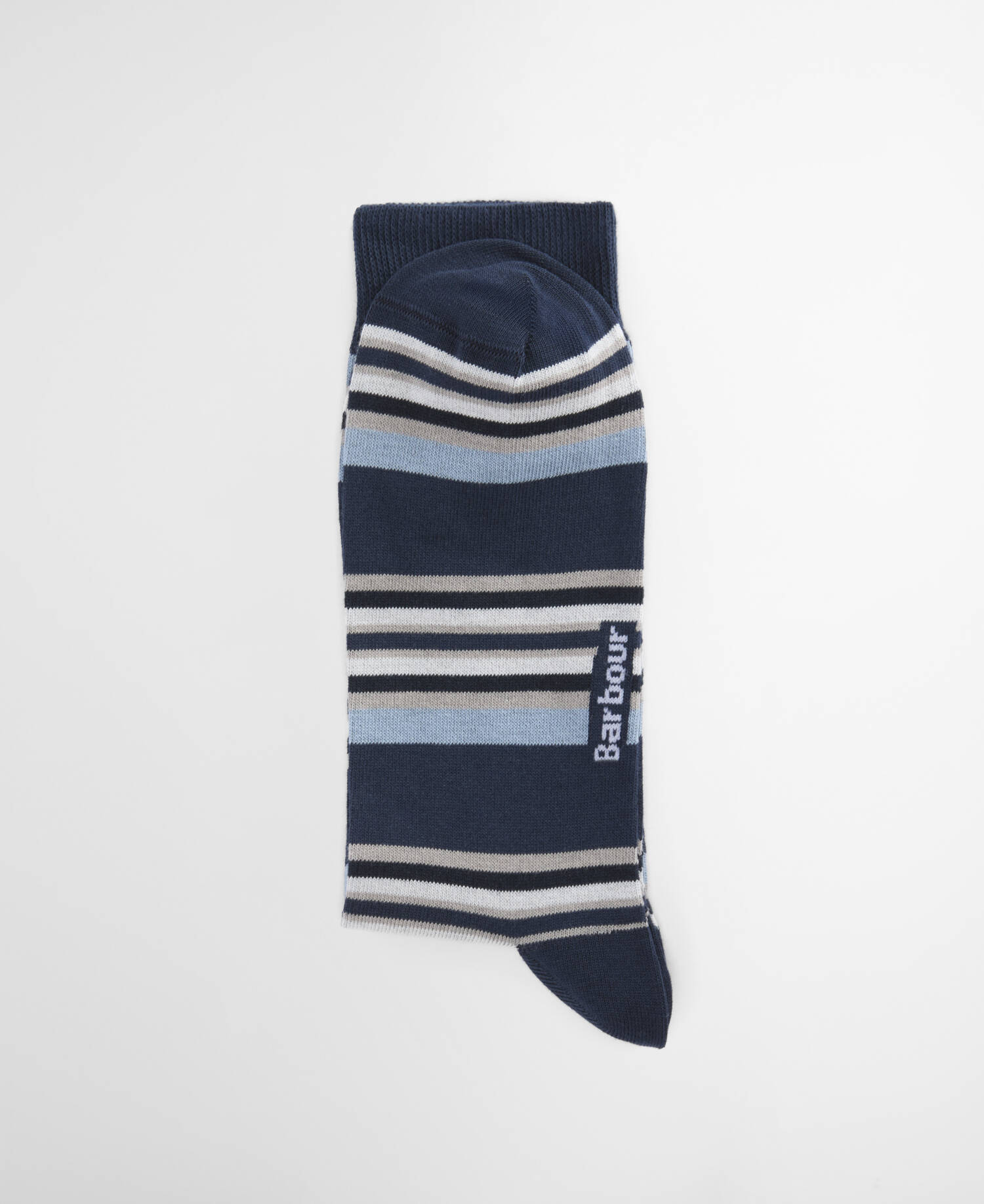 Summer Stripe 2 Pack Socks Pink/Navy Stripe image number 2
