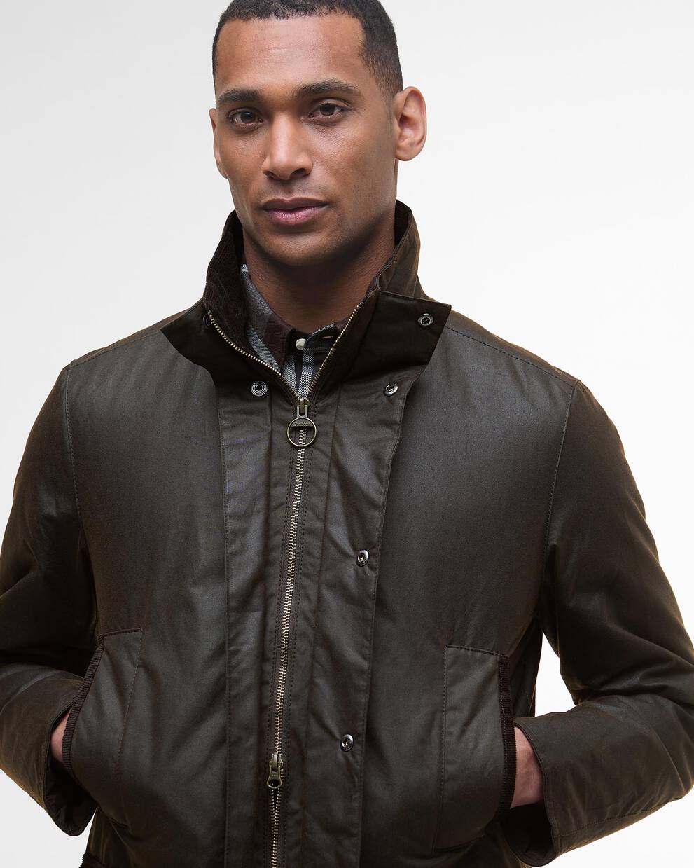 Modern Border Waxed Jacket