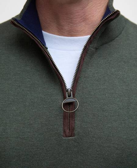 Maglione con zip corta Bayfield 
