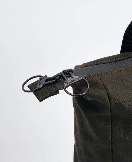 Field Waxed Backpack Olive-Black