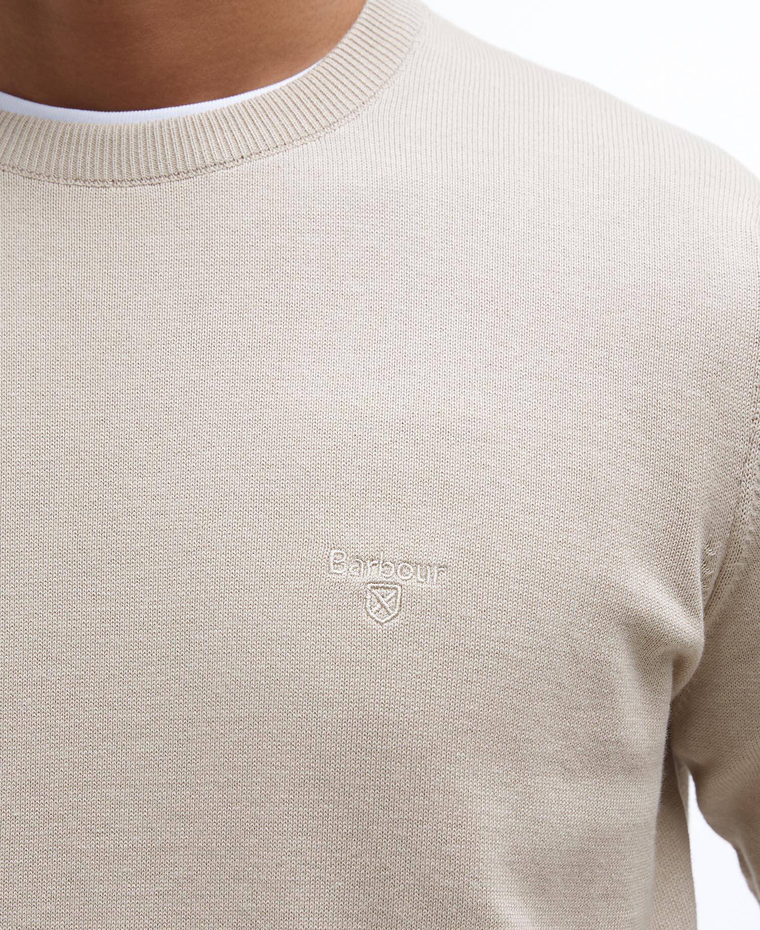 Pima Cotton Crew Neck Jumper Mist image number 4