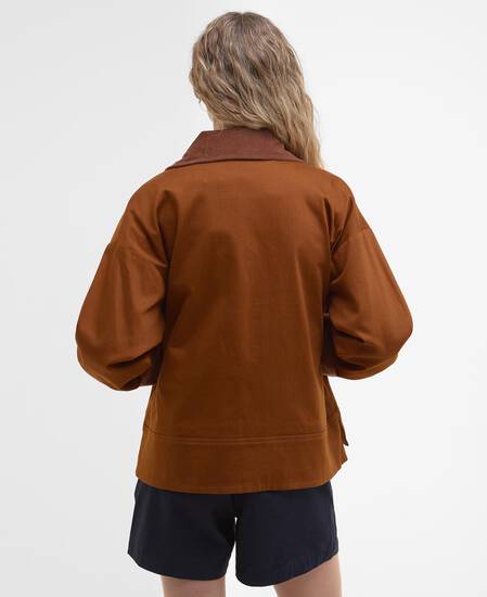 Abbey Casual Jacket Rust Brown