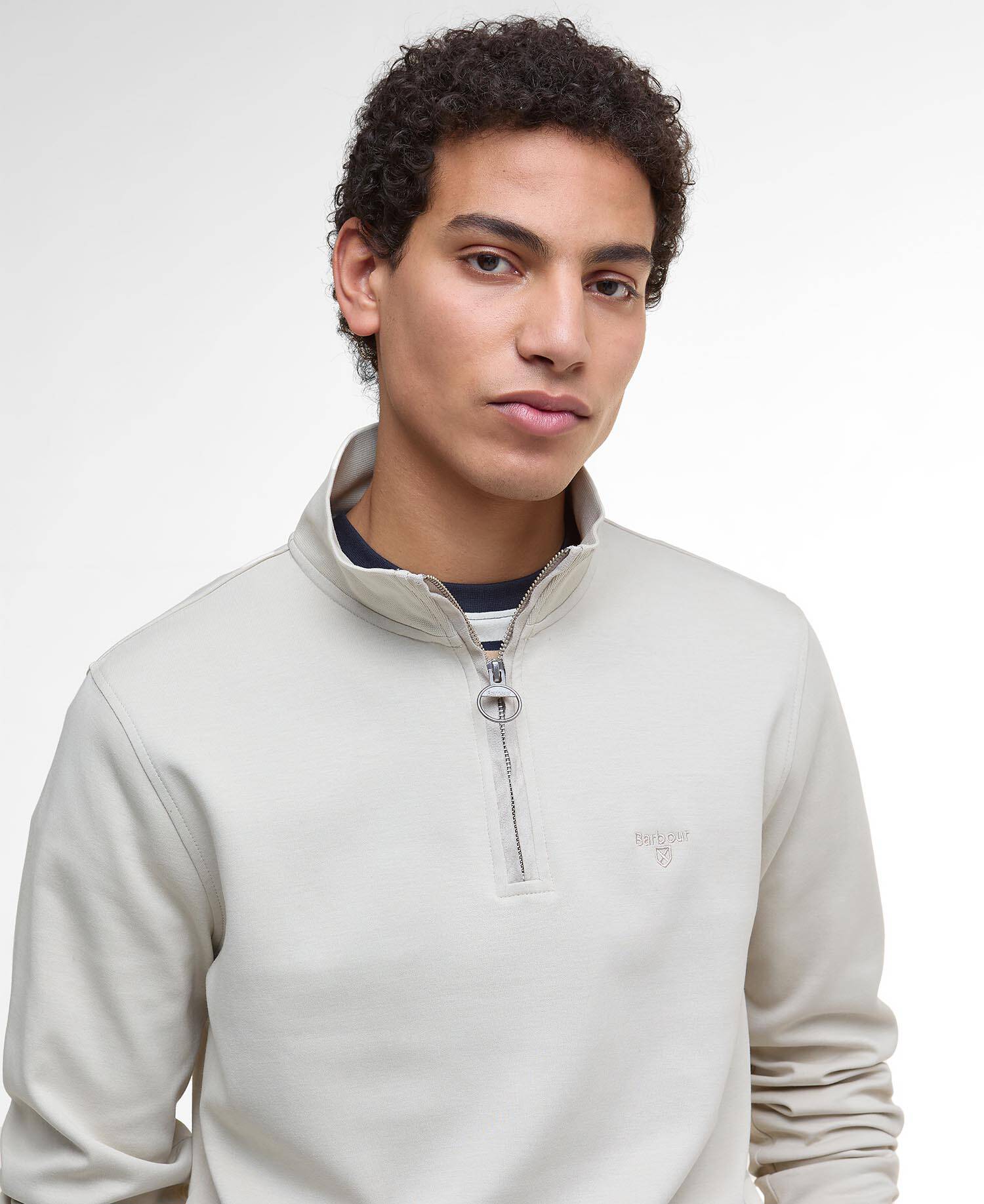 Lambeth Interlock Half-Zip Sweatshirt image number 3