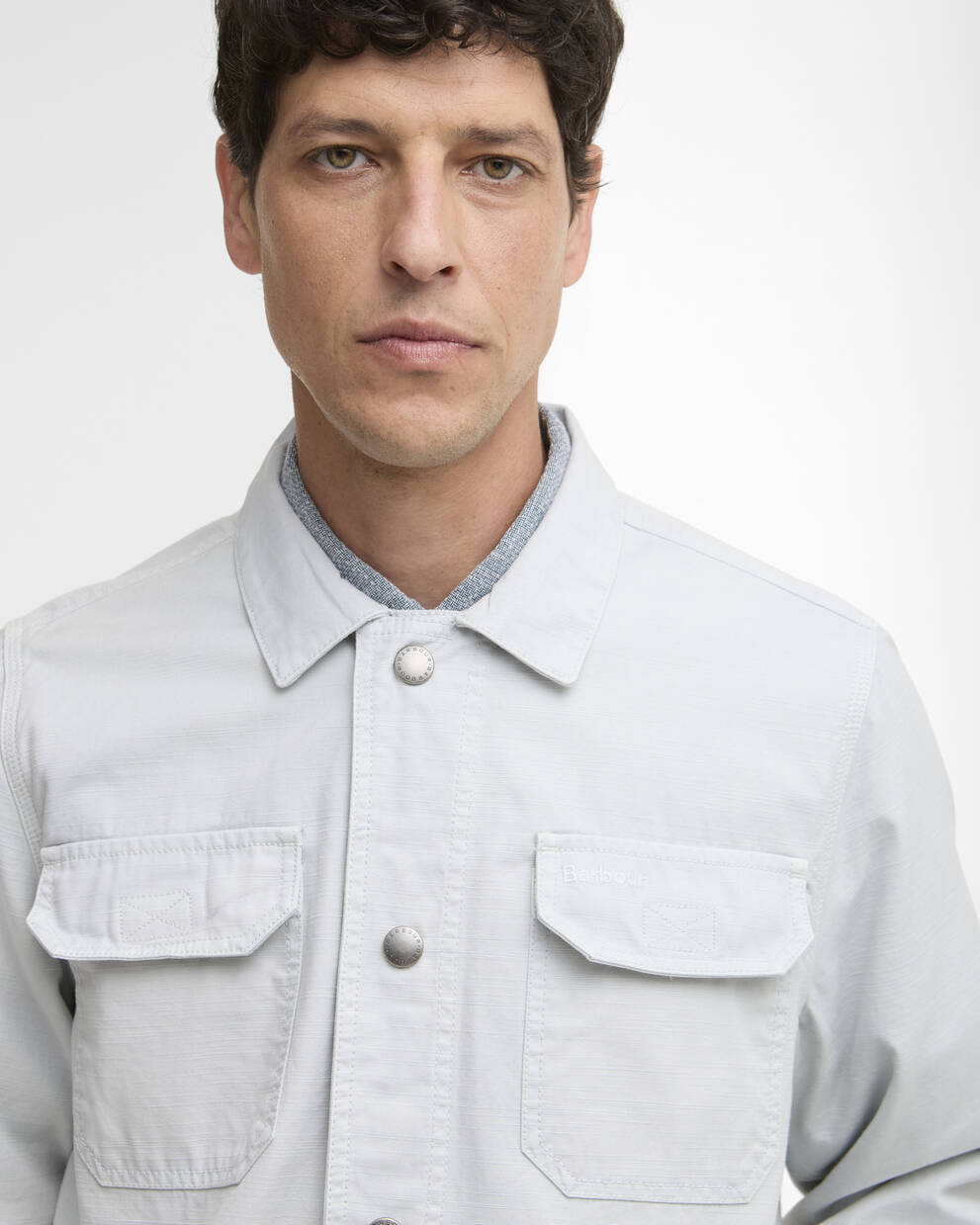 Overshirt in cotone Draftmen Slub