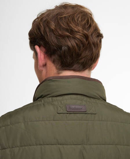 Broughton Quilted Gilet Deep Olive