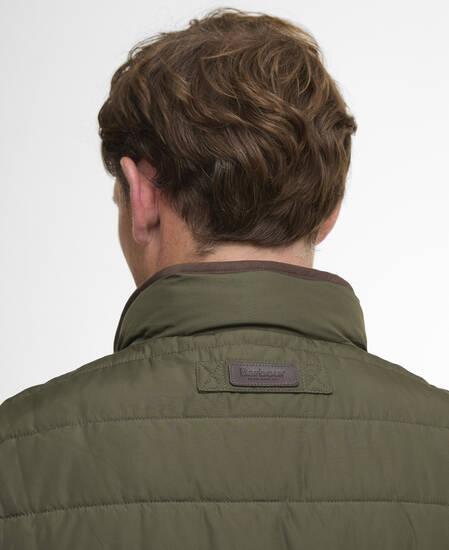 Broughton Quilted Gilet Deep Olive