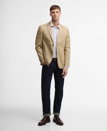 Bellamy Cotton Blazer Sand