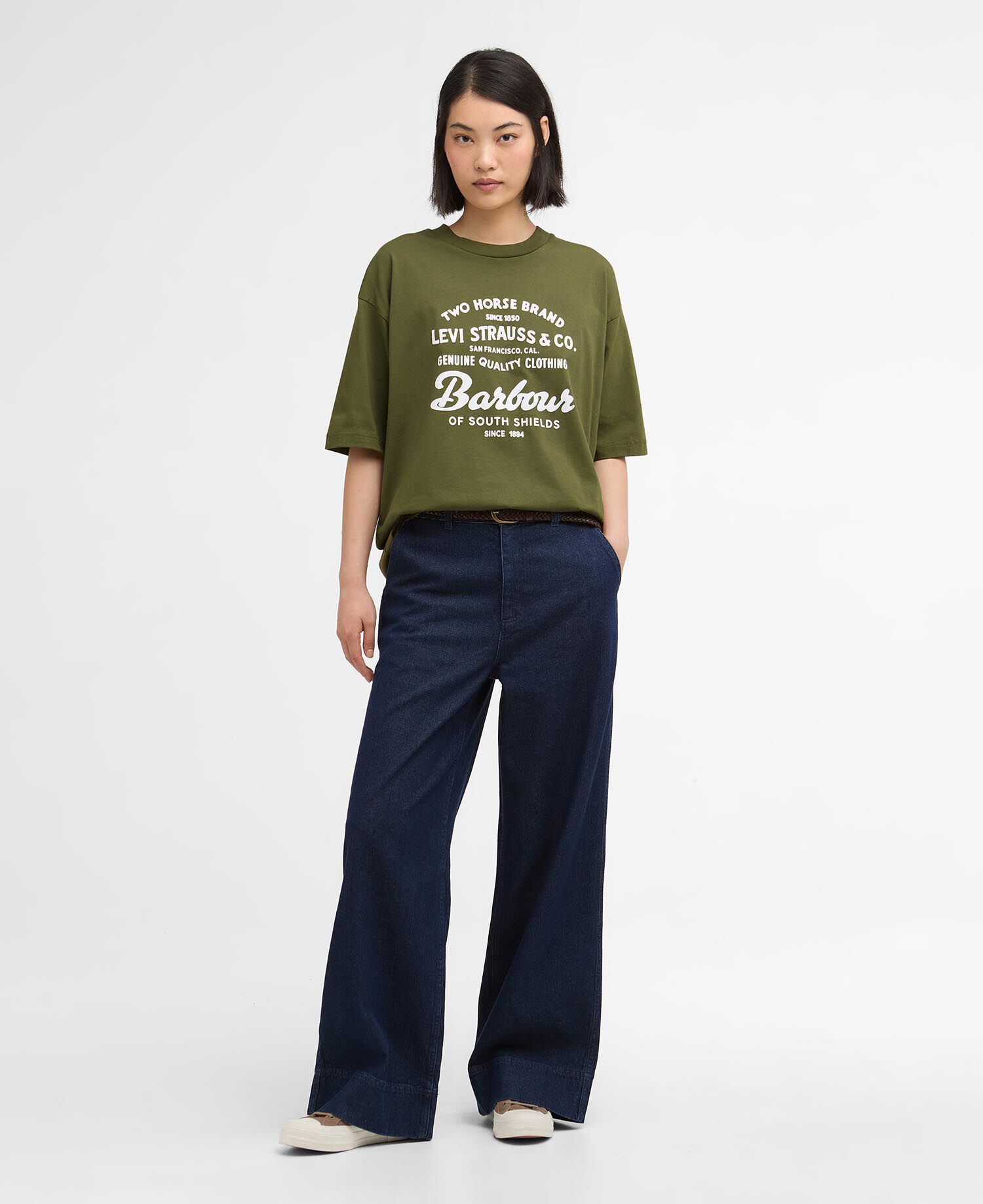 Barbour x Levi's Graphic T-Shirt Canvas Olive