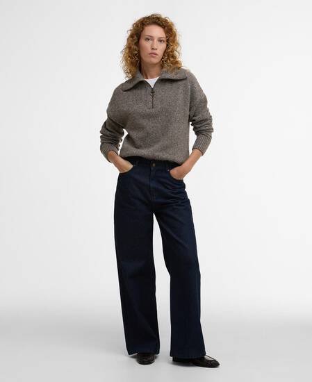 Lavensdale Half-Zip Jumper Mink