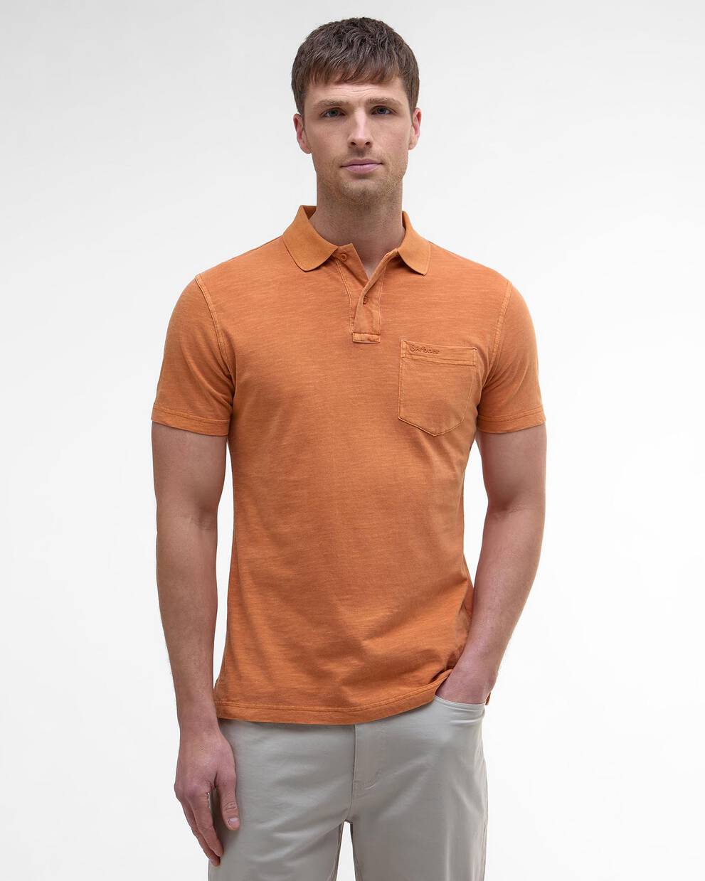 Poloshirt Pigment Dye Slub