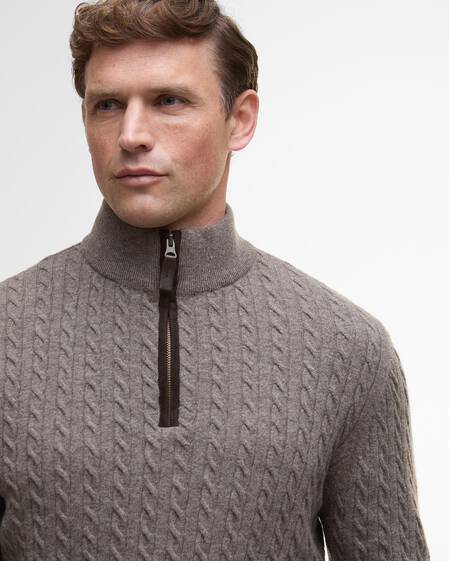 Ramsden Half-Zip Jumper Military Marl
