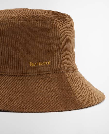 Ebberston Cord Bucket Hat Military Brown